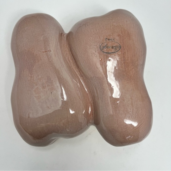 Stangl Vintage Mod Century Modern Glazed Double Sided Pottery Serving Dish - Picture 7 of 10